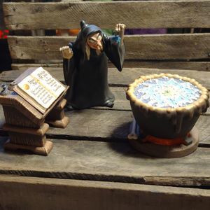 Witch, Bookstand and Cauldron by Disney